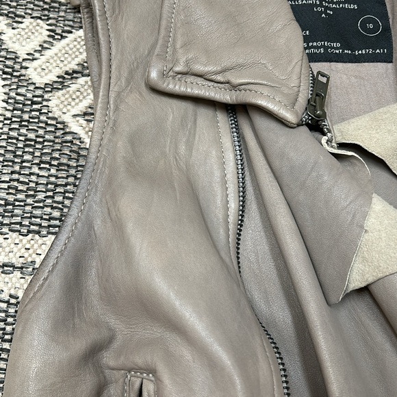 ALLSAINTS Spitafields Leather Vest - Picture 5 of 6